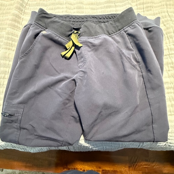 Figs Pants - Figs Zamora joggers - blue size petite small